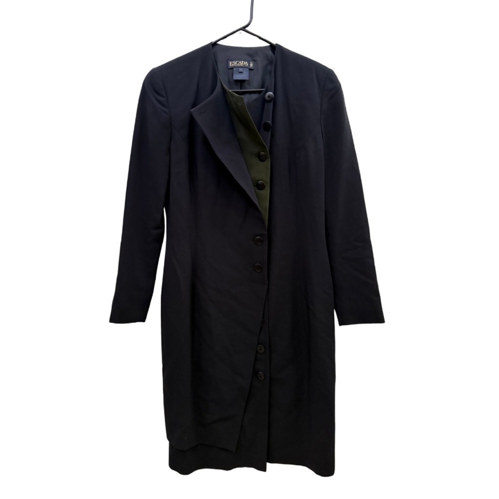 Escada Black Long Coat